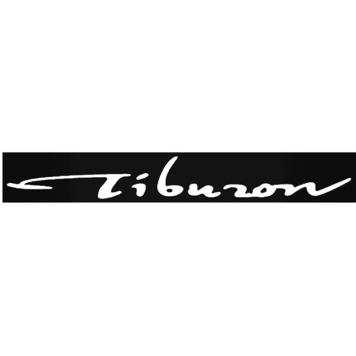 Buy Hyundai Tiburon Windshield Banner Vinyl Decal Sticker Online