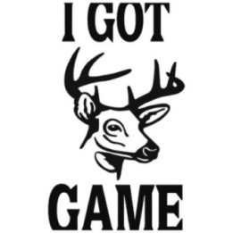 Buy I Got Game Buck Style 2 Decal Sticker Online
