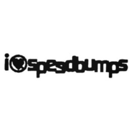 Buy I Heart Speedbumps Decal Sticker Online