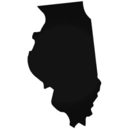 Buy Illinois Home State Decal Sticker Online