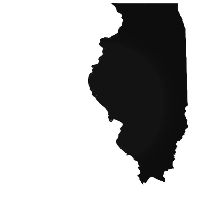 Buy Illinois Il State Decal Sticker Online
