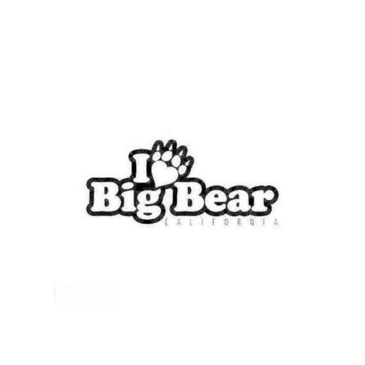 Buy I Love Big Bear Decal Sticker Online
