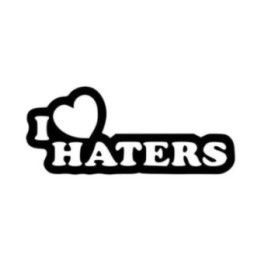 Buy I Love Haters Jdm Vinyl Decal Sticker Online