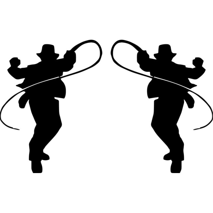 Indiana Jones Stickers – Raiders Film Decals (2-Pack)