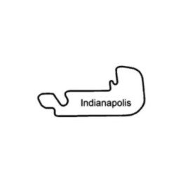Buy Indianapolis Circuit Racetrack Decal Sticker Online