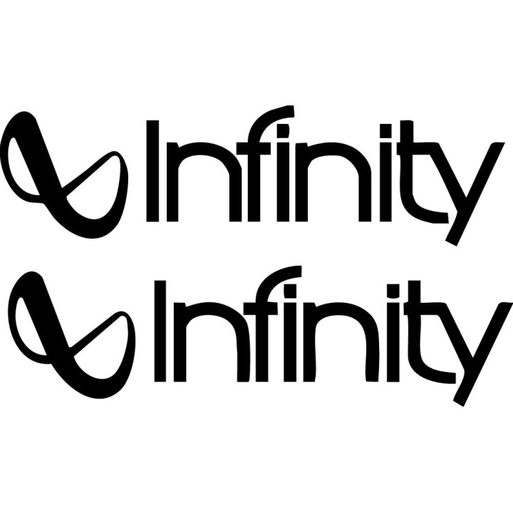 Infiniti Car Stickers – Q50 Q60 QX50 QX80 Luxury Vinyl Decals (2-Pack)