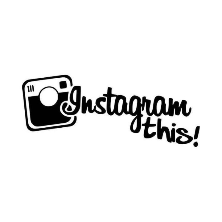 Instagram This Stickers – Photography Camera Decals (2-Pack)