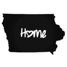 Buy Iowa Home Style 2 Decal Sticker Online