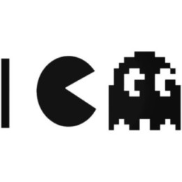 Pac-Man Ghost Stickers – Retro Arcade Decals (2-Pack)