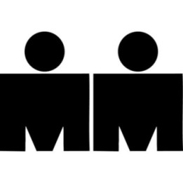 Ironman Symbol Triathlon Vinyl Decal Sticker – High-Quality Vinyl Decals (2×)