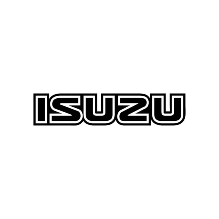 Buy Isuzu Texte Contour Plein Vinyl Decal Sticker Online