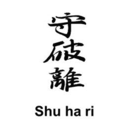 Shu Ha Ri Stickers – Kanji Martial Arts Decals (2-Pack)
