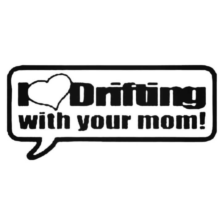 Buy Jdm I Love Drifting Sprechblase Decal Sticker Online