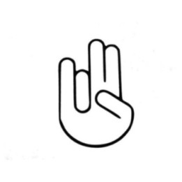 JDM Shocker Hand Sign Stickers – Car Decals (2-Pack)