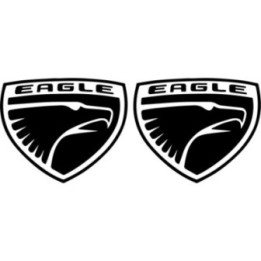 Jeep Eagle Stickers – Wrangler Cherokee 4x4 Decals (2-Pack)
