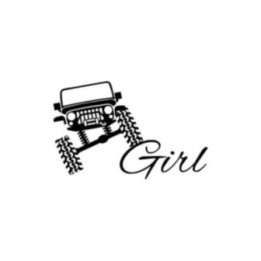Buy Jeep Girl 880 Decal Online