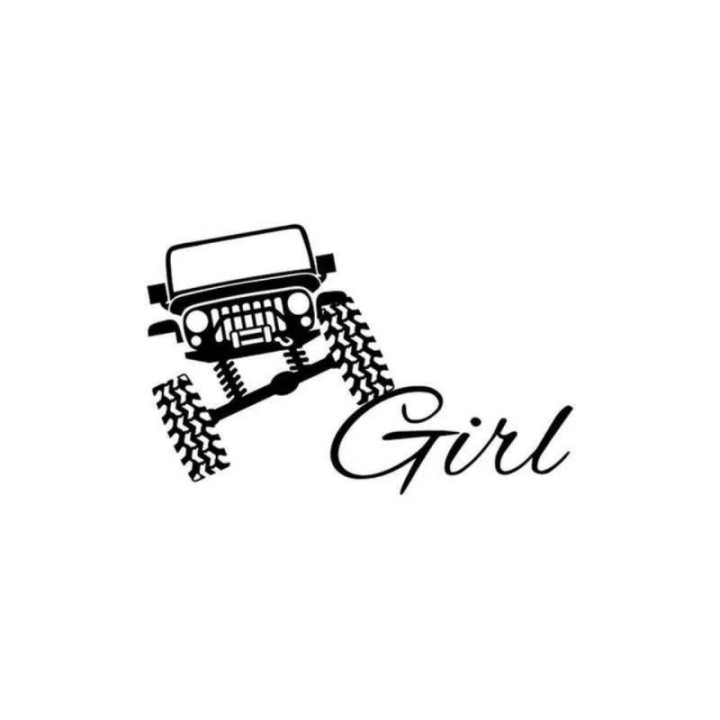 Buy Jeep Girl 880 Decal Online