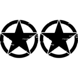 Jeep US Army Stickers – WWII Willys MB Wrangler Military Decals (2-Pack)