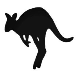 Buy Kangaroo Hopping Forward Decal Sticker Online