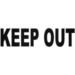 Keep Out Stickers – Private Property Door Decals (2-Pack)