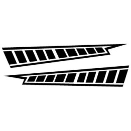 Kenny Roberts Racing Speed Blocks Vinyl Stickers 2-Pack