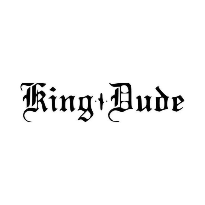 King Dude Stickers – Dark Folk Music Decals (2-Pack)
