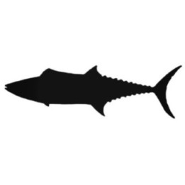 Buy King Mackerel Silhouette Decal Sticker Online