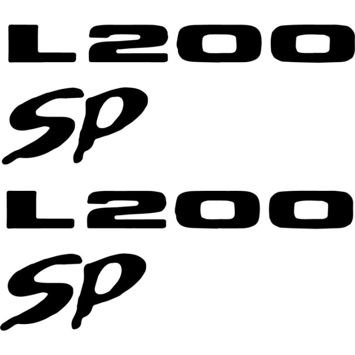 Mitsubishi L200 Stickers – Pickup Truck 4x4 Off-Road Decals (2-Pack)