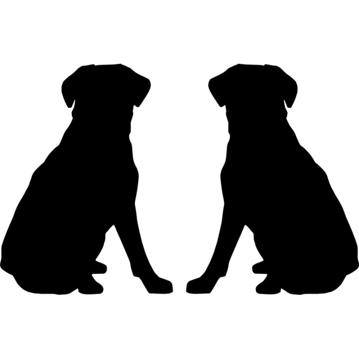Buy Labrador Retriever Dog 2 Vinyl Decal Sticker Online