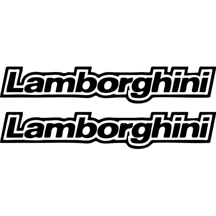 Lamborghini Stickers – Huracán Urus Aventador Supercar Decals (2-Pack)