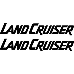 Toyota Land Cruiser Stickers – 70 80 200 Series 4x4 Decals (2-Pack)