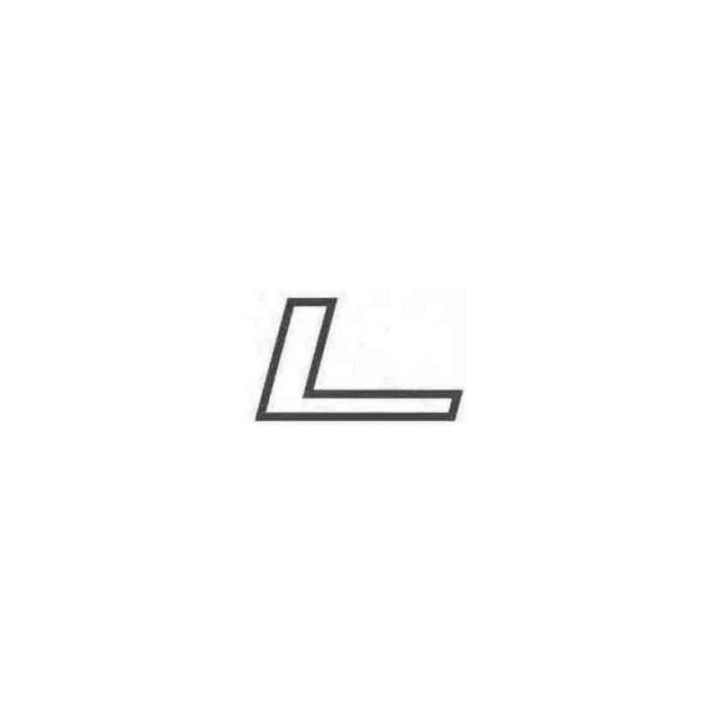 Letter L Monogram Stickers – Initial Decals (2-Pack)