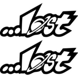 Lost Enterprises Stickers – Surf Skate Apparel Vinyl Decals (2-Pack)