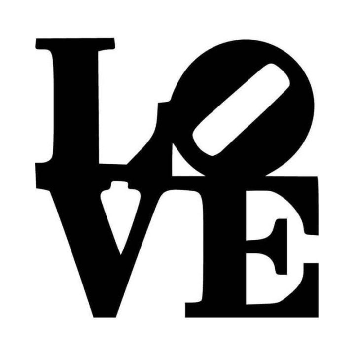 LOVE Park Philadelphia Stickers – Pop Art Decals (2-Pack)