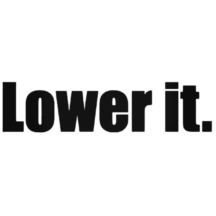 Buy Lower It Jdm Japanese Decal Sticker Online
