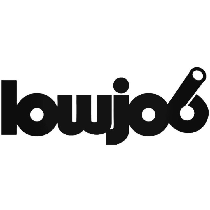 Buy Lowjob Lowered Jdm Japanese Vinyl Decal Sticker Online