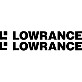 Lowrance Stickers – Fishfinder Marine Electronics Decals (2-Pack)