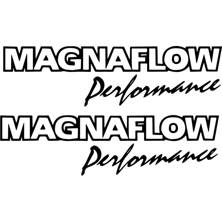 MagnaFlow Exhaust Stickers – Performance Aftermarket Decals (2-Pack)