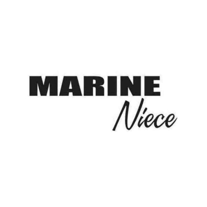 Marine Niece Stickers – Military Family Decals (2-Pack)