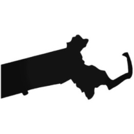 Buy Massachusetts Home State Decal Sticker Online