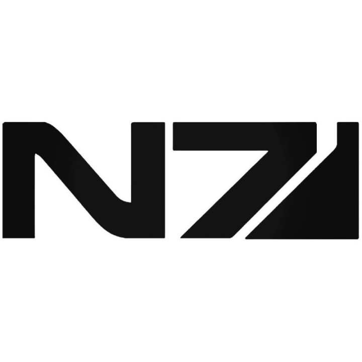 Mass Effect N7 Stickers – Normandy Gaming Decals (2-Pack)