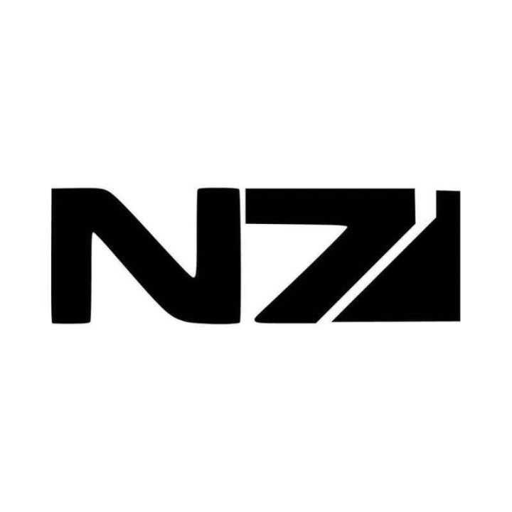 Mass Effect N7 Stickers – Alliance Gaming Decals (2-Pack)
