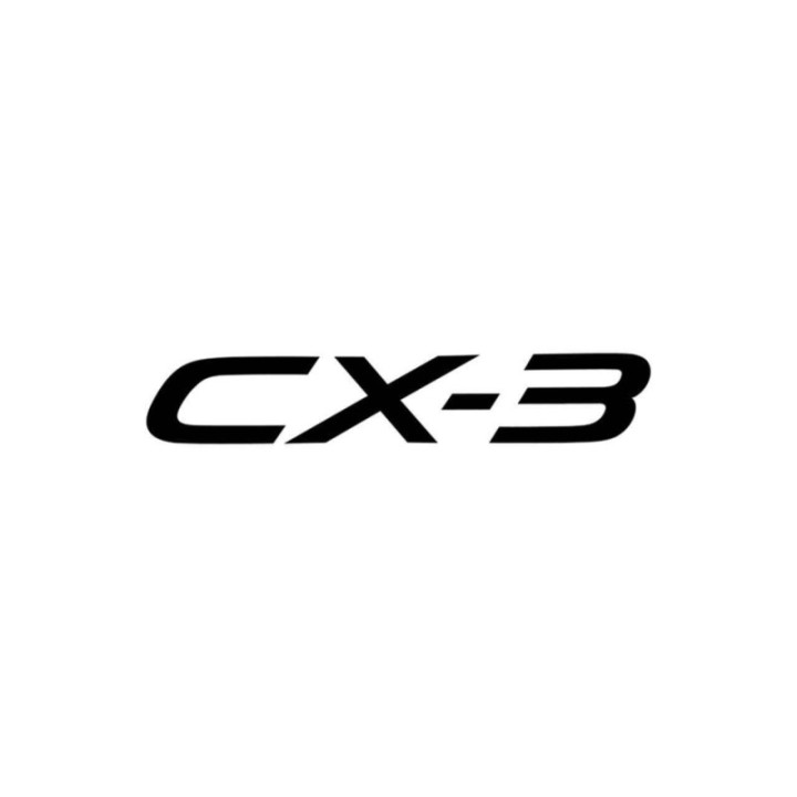Buy Mazda Cx 3 Logo Vinyl Decal Sticker Online