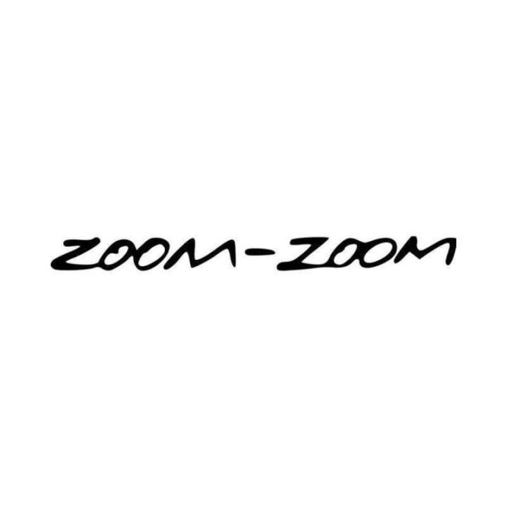 Buy Mazda Zoom Zoom Aftermarket Vinyl Decal Sticker Online
