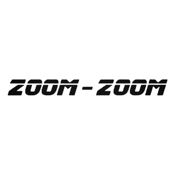 Buy Mazda Zoom Zoom Windshield Decal Sticker Online