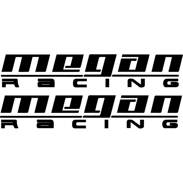 Megan Racing Stickers – Coilover Suspension JDM Performance Decals (2-Pack)