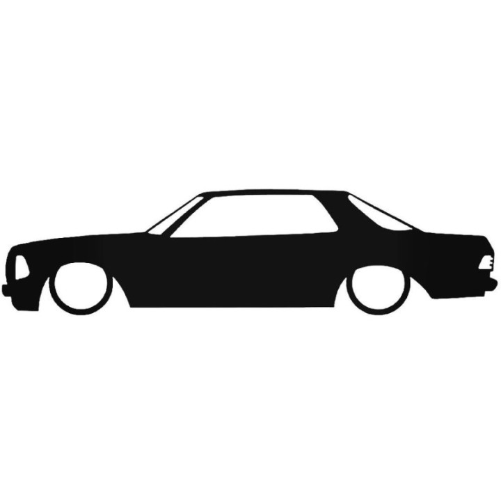 Buy Mercedes W123 Coupe Low Decal Sticker Online
