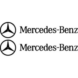 Mercedes-Benz Logo Stickers – AMG G-Class Star Decals (2-Pack)