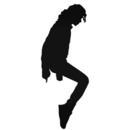 Michael Jackson Silhouette Stickers – Dance Decals (2-Pack)