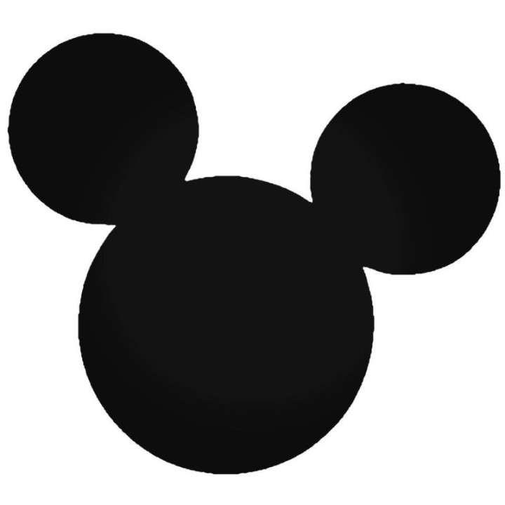 Mickey Mouse Ears Stickers – Disney Silhouette Decals (2-Pack)